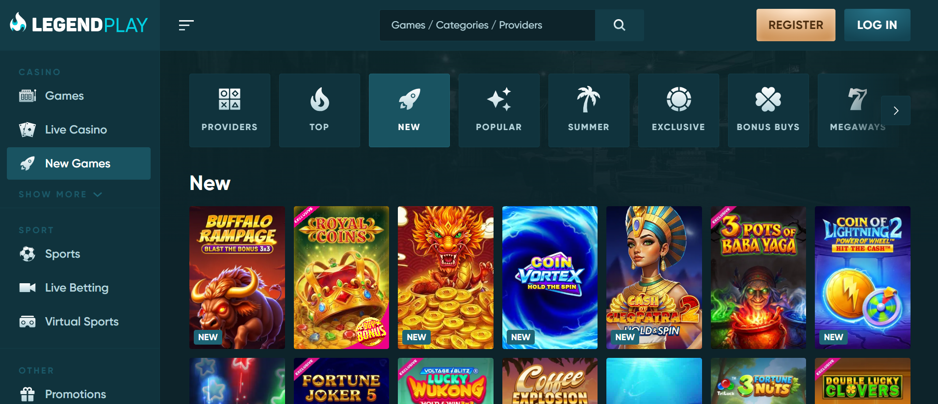 Legendplay wedkantoor